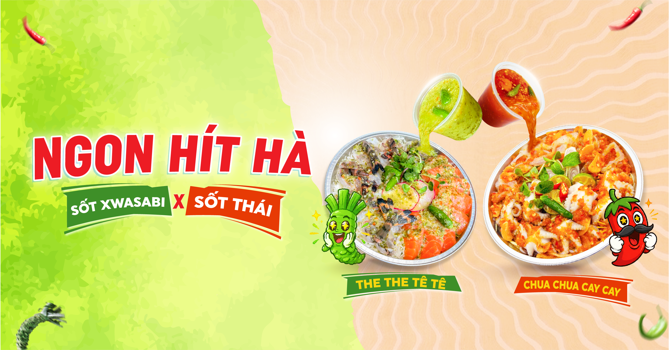Sốt Thái & Wasabi tươi ngon tròn vị
